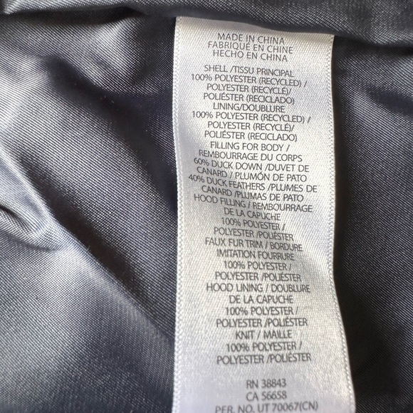 Ralph Lauren Navy Puffer Coat - Picture 14 of 14